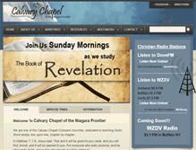 Tablet Screenshot of calvarychapelniagara.org